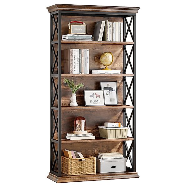 Tribesigns Bücherregal 180cm Standregal, 6-stöckiges regal günstig online kaufen