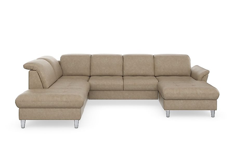 sit&more Wohnlandschaft »Maggiore U-Form« wahlweise mit Kopfteilverstellung günstig online kaufen
