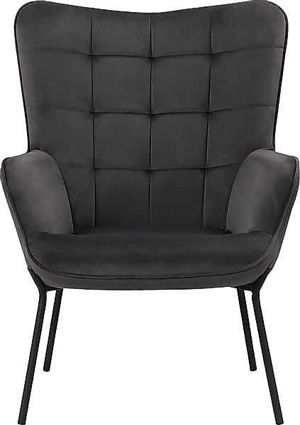 OTTO products Loungesessel »Luukas, Ohrensessel mit Metallbeinen,«, (1 St.) günstig online kaufen
