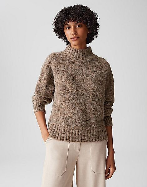 OPUS Strickpullover PORTREE Regular Fit mit Zopfmuster lockere Passform, we günstig online kaufen