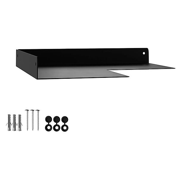 SOTECH Design Wandeckregal HOVER-XII 250 x 250 x 30 mm Schwarz für Wandmont günstig online kaufen