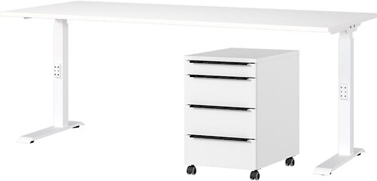 GERMANIA Büromöbel-Set »Mailand« 2 Stk. tlg. inkl. Schreibtisch und Rollcon günstig online kaufen