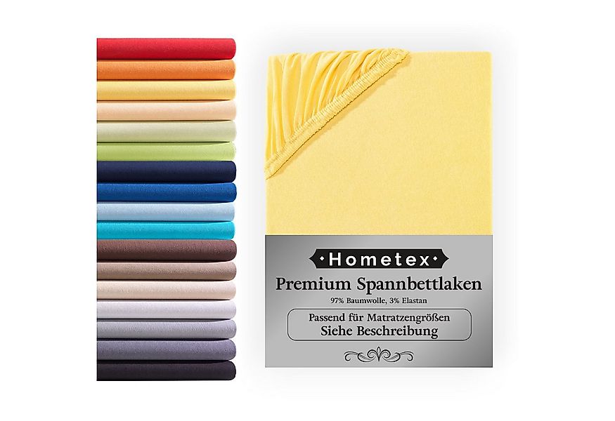 Hometex Premium Textiles Spannbettlaken Premium Boxspringbett Spannbetttuch günstig online kaufen