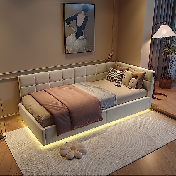 Gdood Polsterbett Daybett Jugendbett Tagesbett (1-tlg., günstig online kaufen