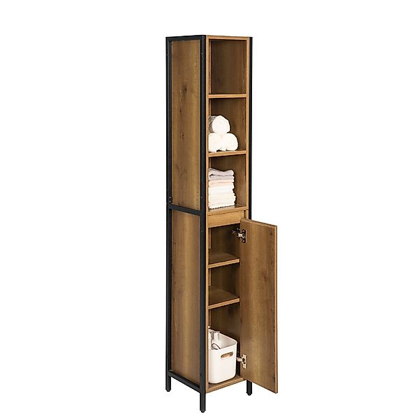 SoBuy Hochschrank BZR62 Badregal Badschrank Badmöbel günstig online kaufen