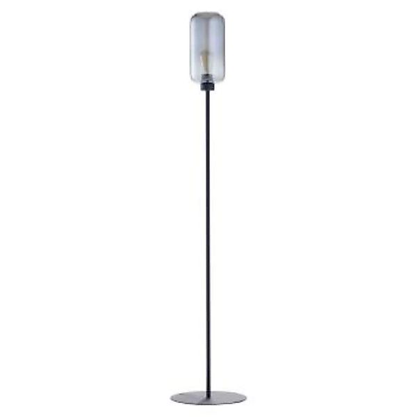 Stehlampe klein 158 cm schmal Rauchglas Metall SOLAI günstig online kaufen