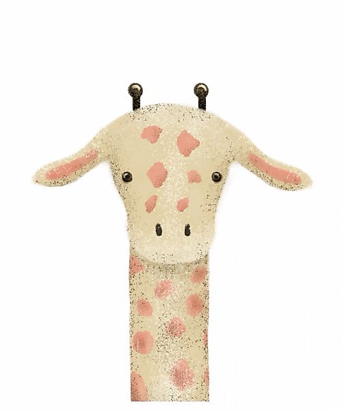 Lüttenhütt Poster "Giraffenkopf", Fantasy-Giraffe-Giraffen Bilder-Tiere, (1 günstig online kaufen