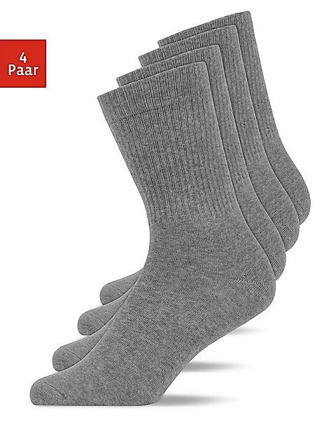 SNOCKS Tennissocken Cleane Sportsocken (4-Paar) aus Bio-Baumwolle, stylish günstig online kaufen