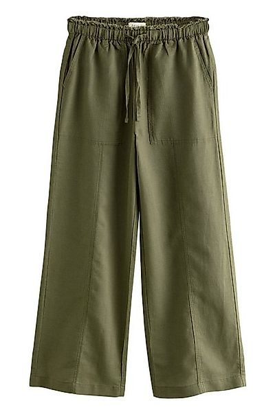 Next Palazzohose Weite Hose aus Leinengemisch mit elastischem Bund (1-tlg) günstig online kaufen