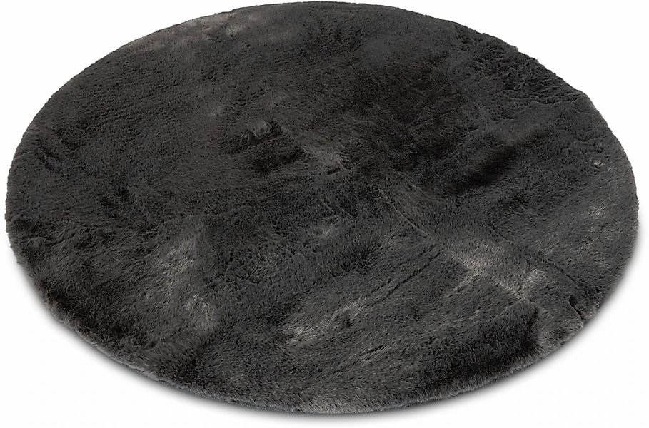 Gino Falcone Fellteppich "Kuschelteppich Chiara" rund 30 mm Höhe Kunstfell, günstig online kaufen
