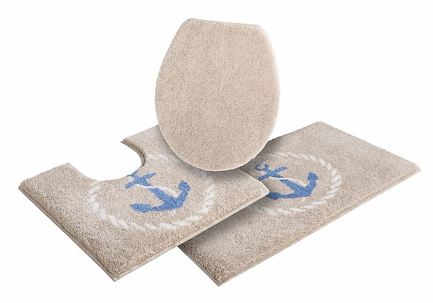 Grund Badematte "Port Louis" Höhe 20 mm rutschhemmend beschichtet fußbodenh günstig online kaufen