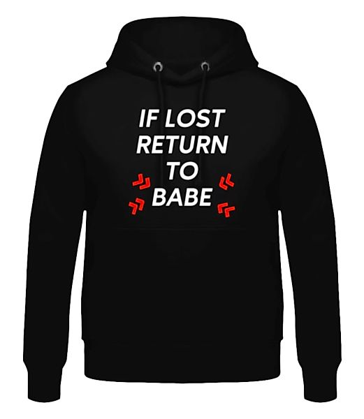 If Lost Return To Babe · Männer Hoodie günstig online kaufen
