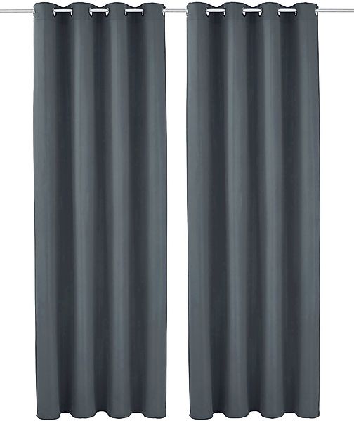Bruno Banani Vorhang »Lagan«, (2 St.), 2-er Set, gewebt, Microfaser, versch günstig online kaufen