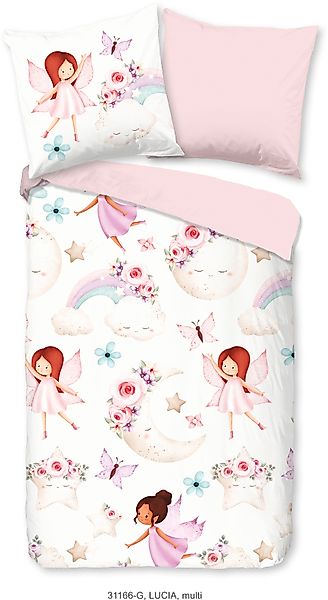 good morning Kinderbettwäsche »Lucia« 2 Stk. tlg. Baumwolle, 135x200, Reißv günstig online kaufen