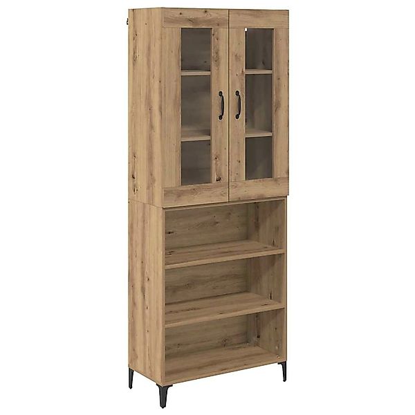 vidaXL Highboard Artisan-Eiche 69,5 x 34 x 180 cm Holzwerkstoff 3415993 günstig online kaufen