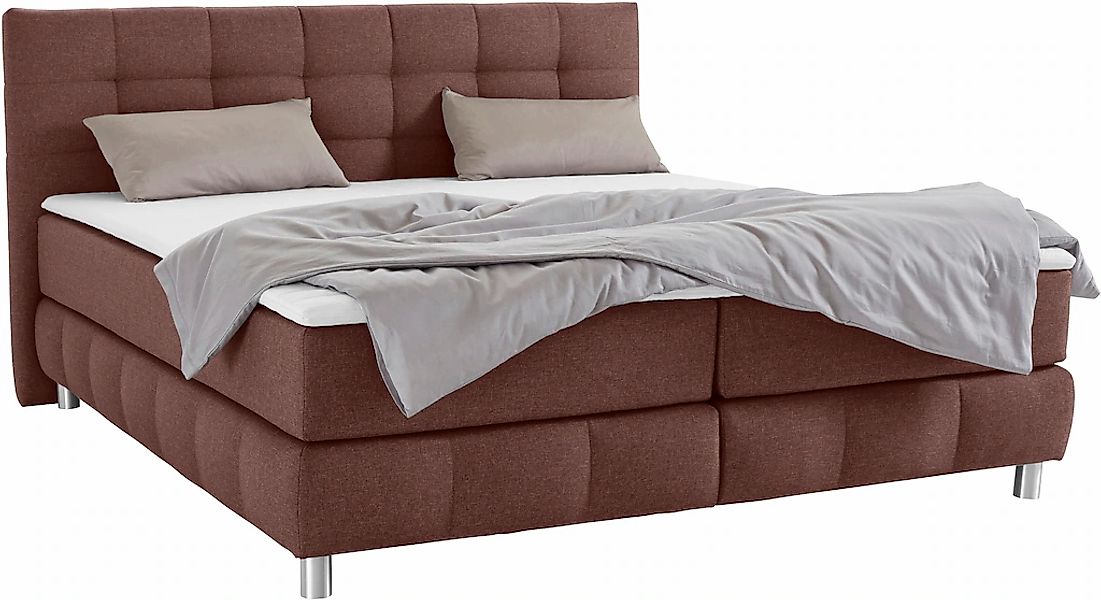 andas Boxspringbett "Salo" incl. Topper, 6 Breiten, 2 Härtegrade, TFK auch günstig online kaufen