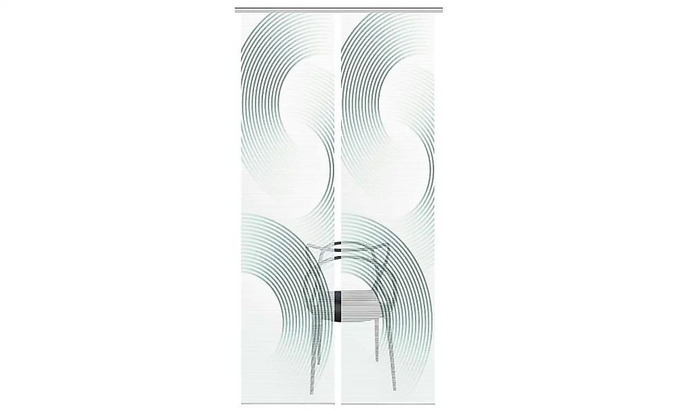 VISION S Schiebevorhang   ¦ türkis/petrol ¦ Synthetik ¦ Maße (cm): B: 60 H: günstig online kaufen