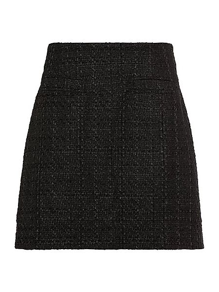 LASCANA Minirock im Bouclé-Look, Karo Muster, casual-chic, elegant günstig online kaufen