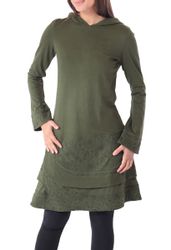 PUREWONDER Sweatkleid Elfenkleid aus Baumwolle mit günstig online kaufen