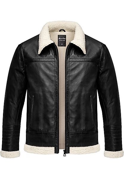 Amaci&Sons Lederjacke OATMAN Lederjacke Herren gefüllte Fell Lederjacke günstig online kaufen