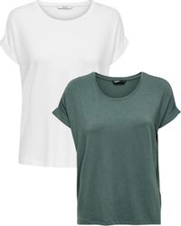 ONLY T-Shirt Stilvolles Basic Shirt mit günstig online kaufen