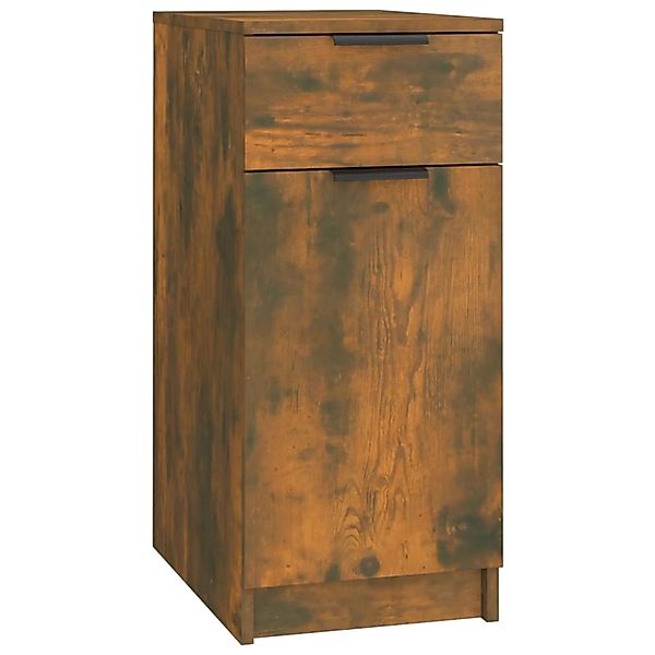vidaXL Schreibtischschrank Räuchereiche 33,5x50x75 cm Holzwerkstoff günstig online kaufen