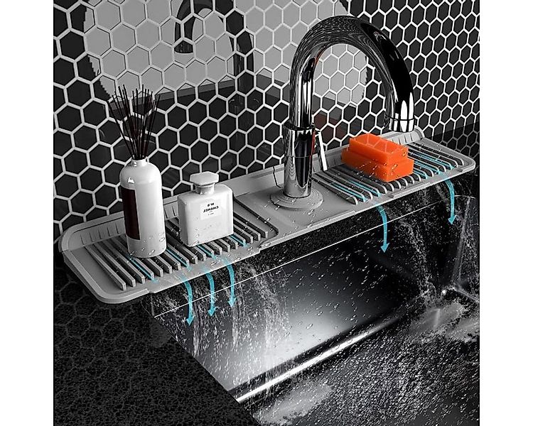 FELIXLEO Küchenarmatur Küchenarmatur Abtropfmatte Silikon faltbar Spritzsch günstig online kaufen