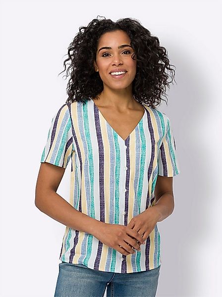 Sieh an! Klassische Bluse Kurzarm-Bluse Kurzarm günstig online kaufen