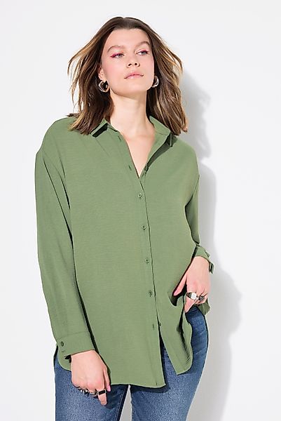 Studio Untold Hemdbluse Hemdbluse oversized Krepp günstig online kaufen