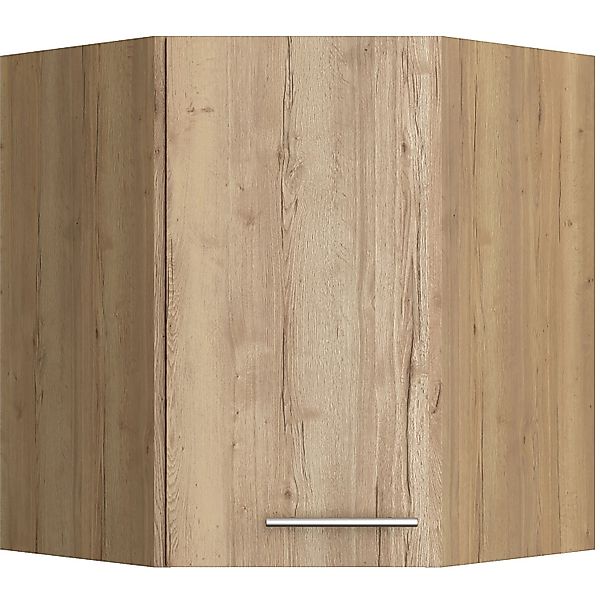 Optifit Küchen-Eckoberschrank Erik290 60/60 cm x 70,4 cm x 34,9 cm Wildeich günstig online kaufen