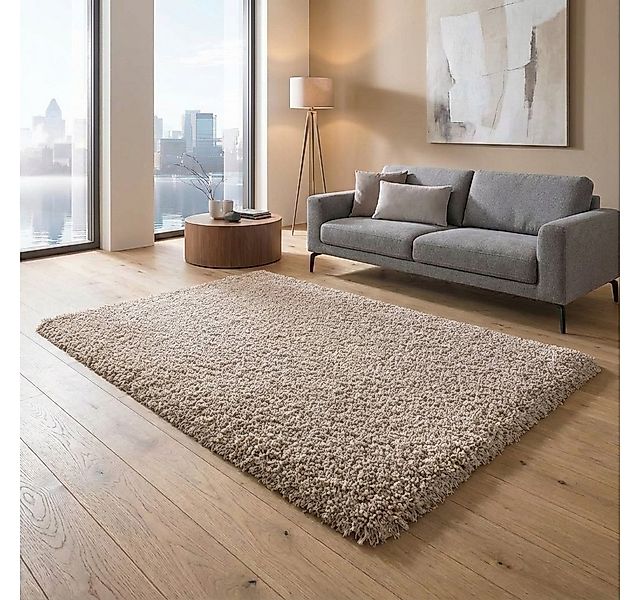 TaCa Home Langflor-Teppich Shaggy Teppich Langflor, rechteckig, Höhe: 60 mm günstig online kaufen