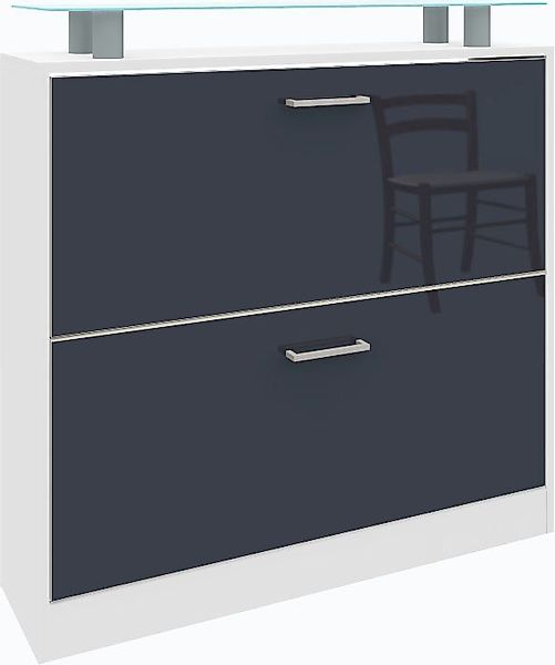 borchardt Möbel Schuhschrank Finn, Schuhregal, Schuhkipper für 12-16 Paar S günstig online kaufen