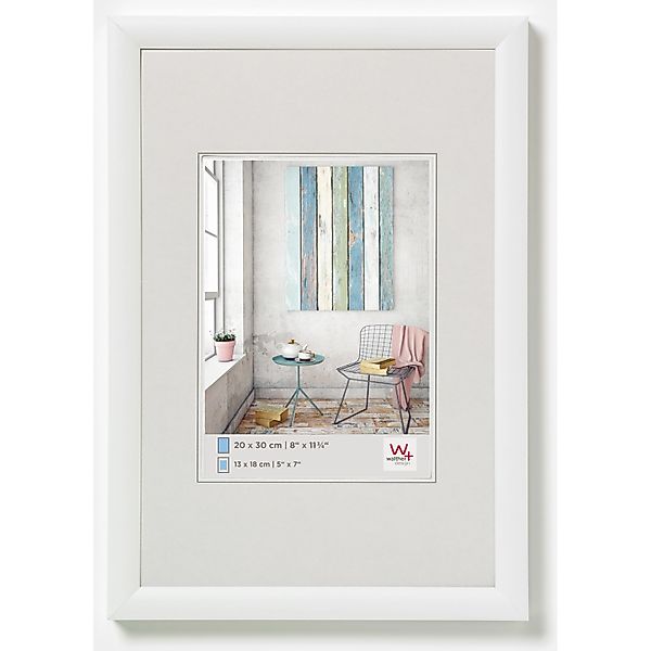 walther design Trendstyle Kunststoff Bilderrahmen  70x100 cm Weiss günstig online kaufen