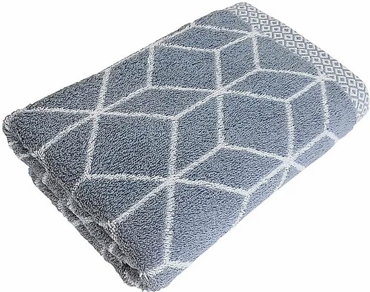 framsohn frottier Duschtuch »Design Jacquard Prisma Badetuch«, (1 St., Bade günstig online kaufen