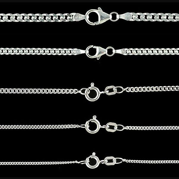HOPLO Panzerkette Silberkette Panzerkette Länge 50cm - Breite 5,0mm - 925 S günstig online kaufen