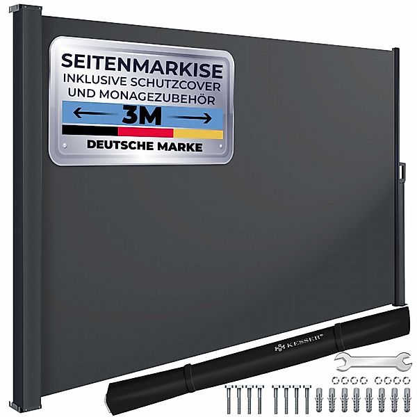 KESSER Seitenmarkise Seitenmarkise ausziehbar Markise Blickdicht günstig online kaufen