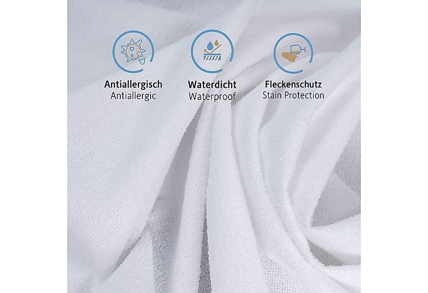 Matratzenschoner Baumwolle, 90x200, 120x200, 140x200, 160x200, 180x200 oder günstig online kaufen