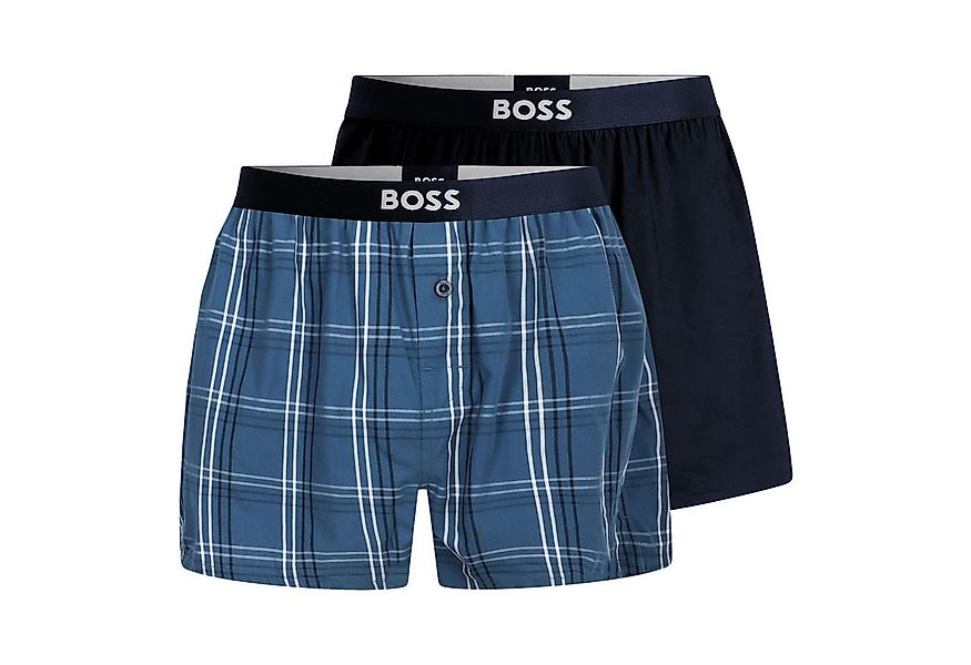BOSS Boxershorts Boxer Shorts EW (2-St) mit Webgummibund günstig online kaufen