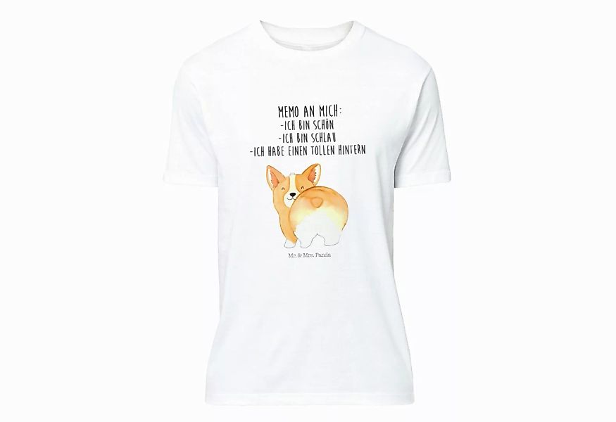 Mr. & Mrs. Panda T-Shirt Corgie Po - Weiß - Geschenk, Motivation, Hunderass günstig online kaufen