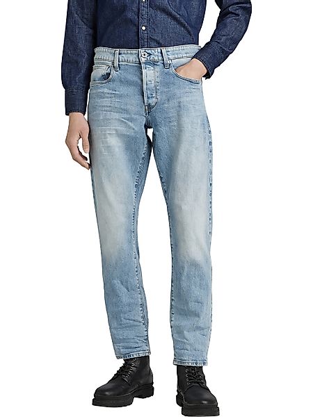G-Star Herren Jeans 3301 REGULAR TAPERED - Tapered Fit - Blau - Light Indig günstig online kaufen