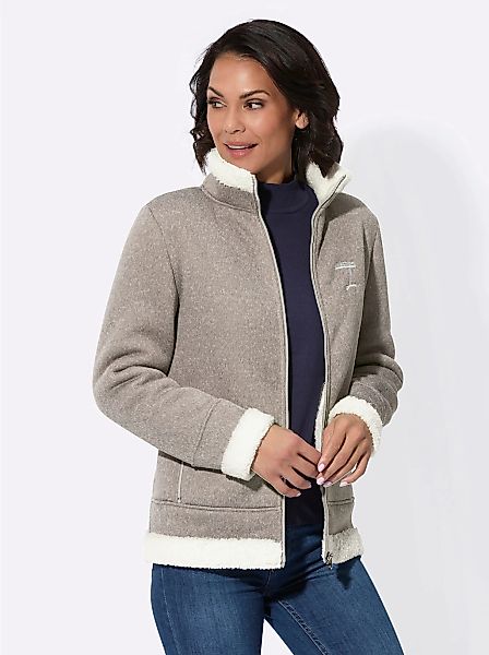 Casual Looks Strickfleecejacke günstig online kaufen