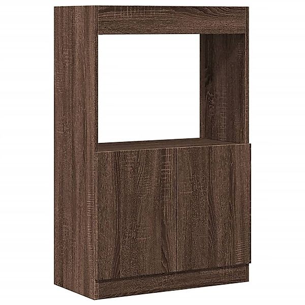 vidaXL Bücherregal Highboard Braun Eichen-Optik 63x33x100 günstig online kaufen