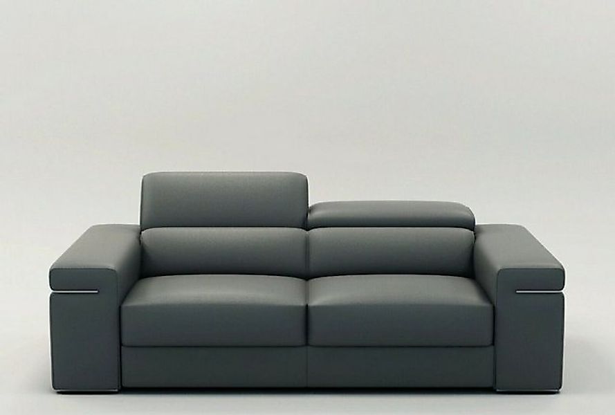 JVmoebel Sofa Graue Couch Polser Sitz 3 Sitzer XXL Big Sofas Couchen Leder, günstig online kaufen