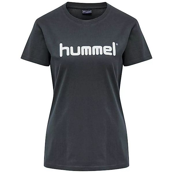 Hummel Go Cotton Logo Kurzärmeliges T-shirt S India Ink günstig online kaufen