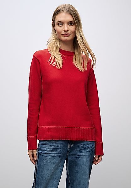 STREET ONE Rundhalspullover Grobstrick günstig online kaufen