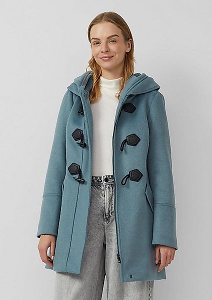 s.Oliver Wintermantel Outdoor-Mantel Taillierter Dufflecoat aus Wollmix günstig online kaufen