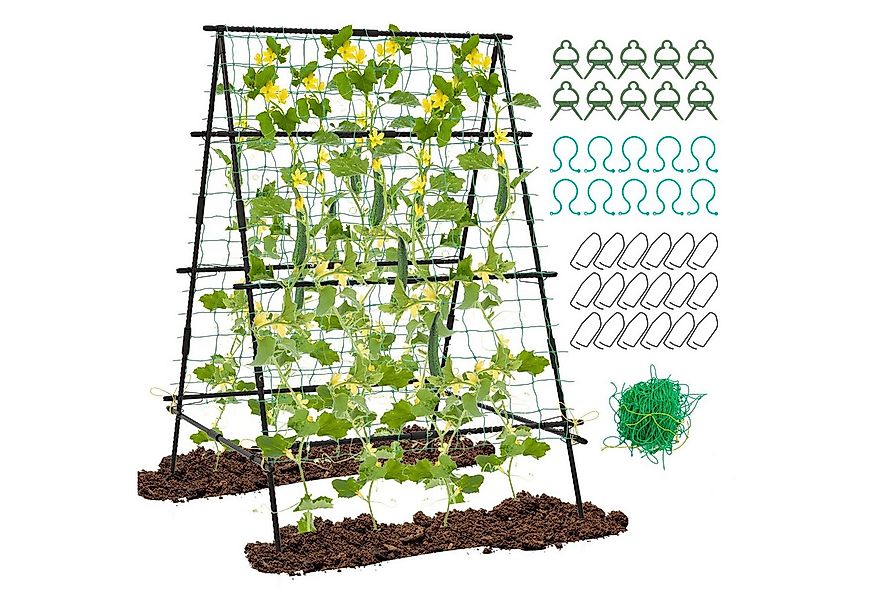COSTWAY Rankhilfe, 1 St., A-förmiges Rankgitter, für Kletterpflanzen, 151cm günstig online kaufen