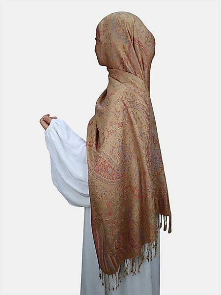 Aymasal Kopftuch Safae Pashmina Muster Hijab Kopftuch Schal Fransentuch sca günstig online kaufen