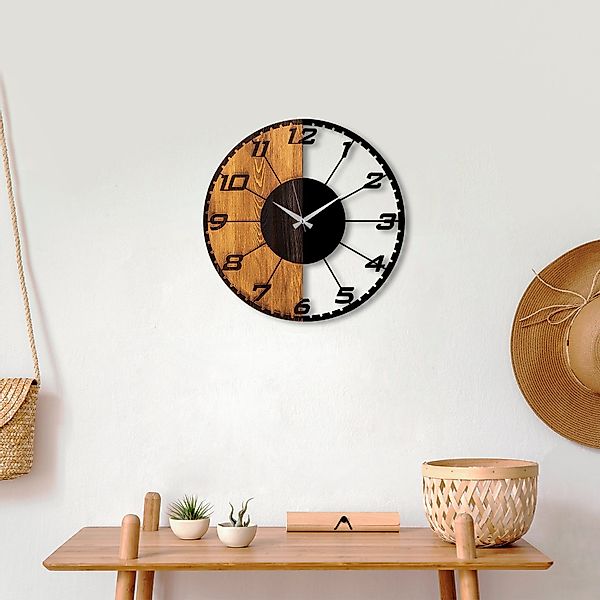 Wallity Wanduhr 100% WOODEN günstig online kaufen