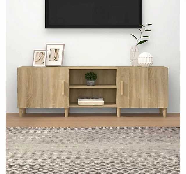 vidaXL TV-Schrank TV-Schrank Sonoma-Eiche 150x30x50 cm Holzwerkstoff (1-St) günstig online kaufen